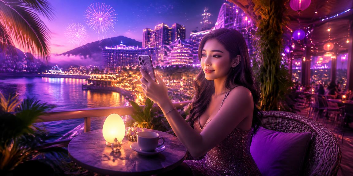 Pelancong bermain kasino di Genting Highlands dengan gaya Melayu tradisional