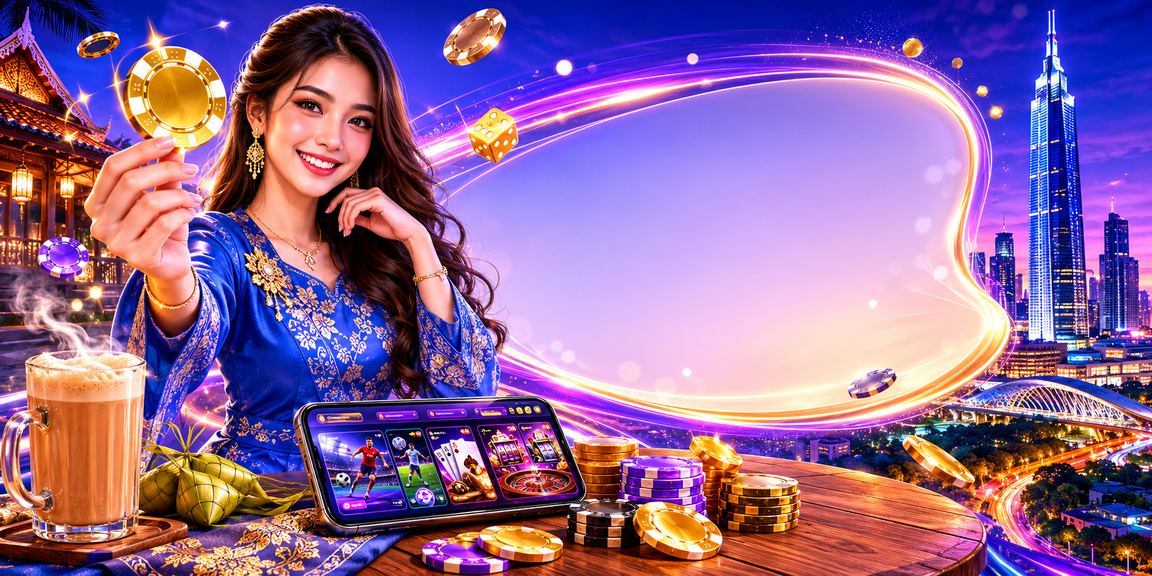 Pemain berbaju kurung menggunakan telefon pintar untuk pertaruhan di Kuala Lumpur