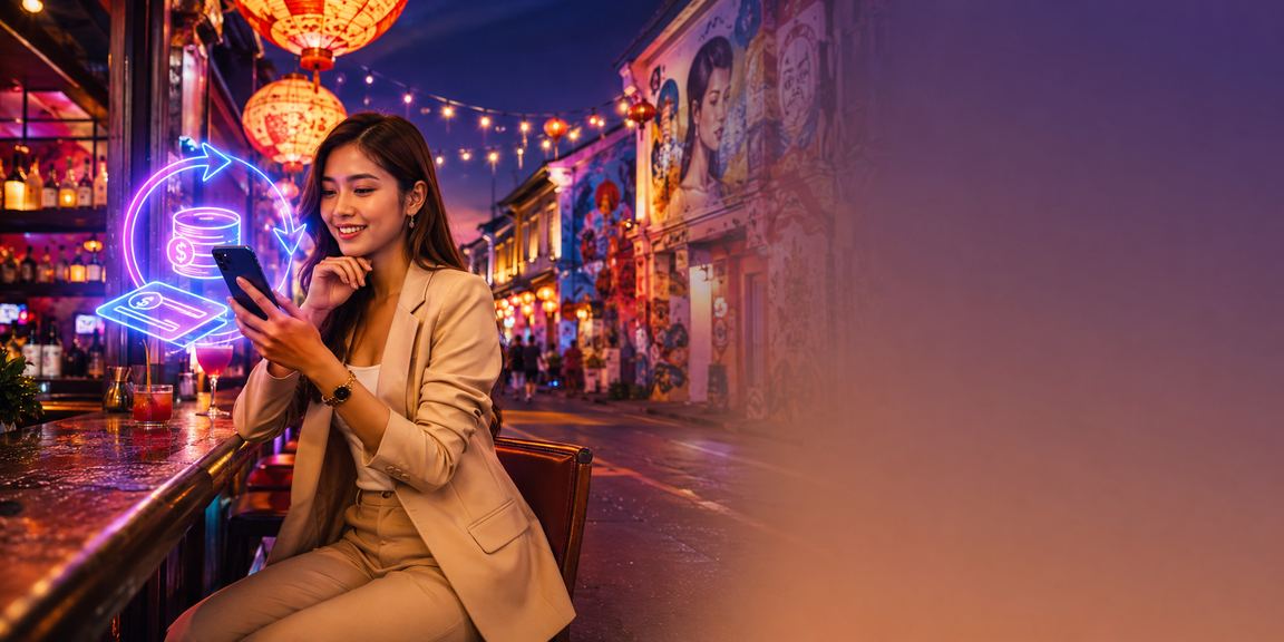 Ilustrasi rebat dan bonus pertaruhan di Penang dengan suasana Melayu